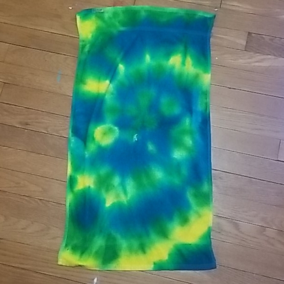 A tie die towel - Picture 2 of 2
